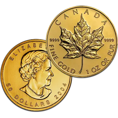 Maple Leaf gouden munt 1 troy ounce Goudzaken