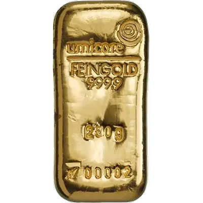 250 gram goudbaar Umicore