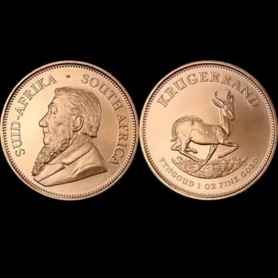 De populaire Krugerrand 1 troy ounce