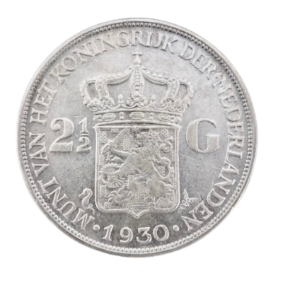 Zilveren rijksdaalder munt